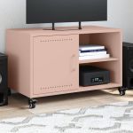 Dulap TV, roz, 68x39x43,5 cm, oțel laminat la rece GartenMobel Dekor