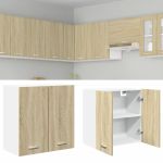 Dulap suspendat, stejar Sonoma, 60x31x60 cm, PAL GartenMobel Dekor