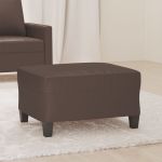 Taburet, maro, 70x55x41 cm, piele ecologică GartenMobel Dekor