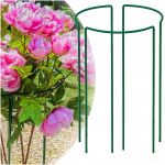 Suport metalic pentru flori, set 3 bucati, verde, 15x45 cm MultiMark GlobalProd