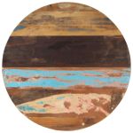 Blat de masă rotund, 80 cm, lemn masiv reciclat, 25-27 mm GartenMobel Dekor