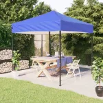 Cort pliabil pentru petrecere, albastru, 3x3 m GartenMobel Dekor
