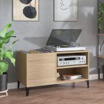 Dulap pentru discuri stejar sonoma 84,5x38x48 cm lemn prelucrat GartenMobel Dekor