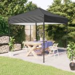 Cort pliabil pentru petrecere, antracit, 2x2 m GartenMobel Dekor