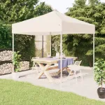 Cort pliabil pentru petrecere, crem, 3x3 m GartenMobel Dekor