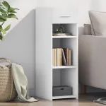 Dulap, alb, 30x42,5x93 cm, lemn prelucrat GartenMobel Dekor