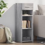 Dulap, gri sonoma, 30x42,5x93 cm, lemn prelucrat GartenMobel Dekor