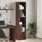 Bibliotecă, stejar maro, 40x36x189 cm, lemn prelucrat GartenMobel Dekor