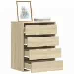 Dulap colț cu sertare stejar sonoma 60x41x76 cm lemn prelucrat GartenMobel Dekor