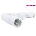 Conductă de ventilație, 6 m, Ø20 cm, aluminiu și PVC GartenMobel Dekor