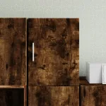 Dulap de perete, stejar fumuriu, 30x42,5x40 cm, lemn compozit GartenMobel Dekor