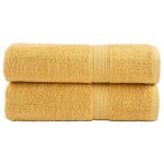 Prosoape de baie premium 2 buc 100x150cm 600gsm 100% bumbac GartenMobel Dekor