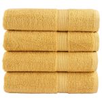 Prosoape de baie premium 4 buc 100x150cm 600gsm 100% bumbac GartenMobel Dekor