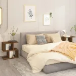 Noptiere, 2 buc., stejar maro, 50x30x51,5 cm, lemn prelucrat GartenMobel Dekor