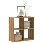 Bibliotecă, stejar artizanal, 68,5x32x68,5 cm, lemn prelucrat GartenMobel Dekor