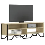Dulap TV, stejar sonoma, 122x34x41 cm, lemn prelucrat GartenMobel Dekor