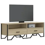 Dulap TV, stejar sonoma, 122x34x41 cm, lemn prelucrat GartenMobel Dekor