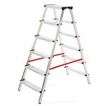 Scara aluminiu, Master, 2 tronsoane, 6 trepte, max 125 kg, 1.35 m GartenVIP DiyLine