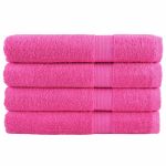 Prosoape de saună premium 4 buc. 80x200 cm 600 gsm 100% bumbac GartenMobel Dekor