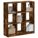 Bibliotecă, stejar fumuriu, 102x32x108 cm, lemn prelucrat GartenMobel Dekor