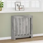 Mască pentru calorifer, gri beton, 78x20x82 cm, lemn prelucrat GartenMobel Dekor
