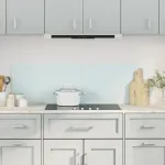 Panou antistropi bucătărie 2 buc. alb 70x60cm sticlă securizată GartenMobel Dekor