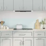 Panou antistropi bucătărie 2 buc. alb 80x50cm sticlă securizată GartenMobel Dekor