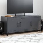 Dulap TV, antracit, 100,5x39x43,5 cm, oțel laminat la rece GartenMobel Dekor
