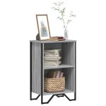 Bibliotecă, gri sonoma, 50x31x74,5 cm, lemn prelucrat GartenMobel Dekor