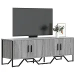 Dulap TV, gri sonoma, 122x34x41 cm, lemn prelucrat GartenMobel Dekor
