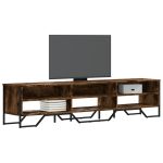 Dulap TV, stejar fumuriu, 180x34x41 cm, lemn prelucrat GartenMobel Dekor