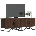 Dulap TV, stejar maro, 122x34x41 cm, lemn prelucrat GartenMobel Dekor