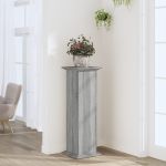 Suport de plante, sonoma gri, 33x33x100 cm, lemn prelucrat GartenMobel Dekor