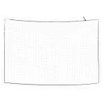 Plasă de remorcă cu funie elastică, alb, 3,5x2,5 m, PP GartenMobel Dekor