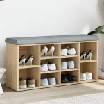 Bancă pentru pantofi stejar sonoma 102x32x50 cm lemn prelucrat GartenMobel Dekor