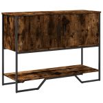 Măsuță consolă, stejar fumuriu, 100x35x74,5 cm, lemn prelucrat GartenMobel Dekor