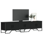 Dulap TV, negru, 180x34x41 cm, lemn prelucrat GartenMobel Dekor