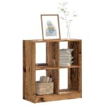 Bibliotecă, lemn vechi, 68,5x32x75 cm, lemn prelucrat GartenMobel Dekor
