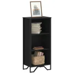 Bibliotecă, negru, 50x31x106 cm, lemn prelucrat GartenMobel Dekor