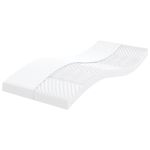 Saltea din spumă de copii, alb 80x160 cm 7 zone duritate 20 ILD GartenMobel Dekor