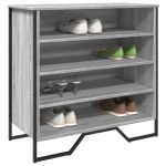 Pantofar, gri sonoma, 80x38x78 cm, lemn compozit GartenMobel Dekor