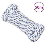 Frânghie de barcă, alb, 5 mm, 50 m, polipropilenă GartenMobel Dekor