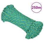 Frânghie de barcă, verde, 5 mm, 250 m, polipropilenă GartenMobel Dekor