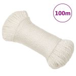 Frânghie de lucru, alb, 3 mm, 100 m, polipropilenă GartenMobel Dekor