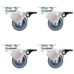 Roți pivotante duble, 8 buc., 50 mm GartenMobel Dekor