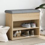 Bancă pentru pantofi stejar sonoma 62x32x50 cm lemn prelucrat GartenMobel Dekor