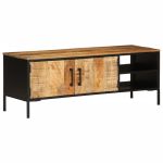 Dulap TV, 110x35x40 cm, lemn masiv de mango brut GartenMobel Dekor