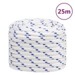 Frânghie de barcă, alb, 20 mm, 25 m, polipropilenă GartenMobel Dekor