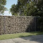 Coș gabion cu capac, 200x50x100 cm, fier galvanizat GartenMobel Dekor