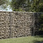 Coș gabion cu capac, argintiu, 100x50x100 cm, fier galvanizat GartenMobel Dekor